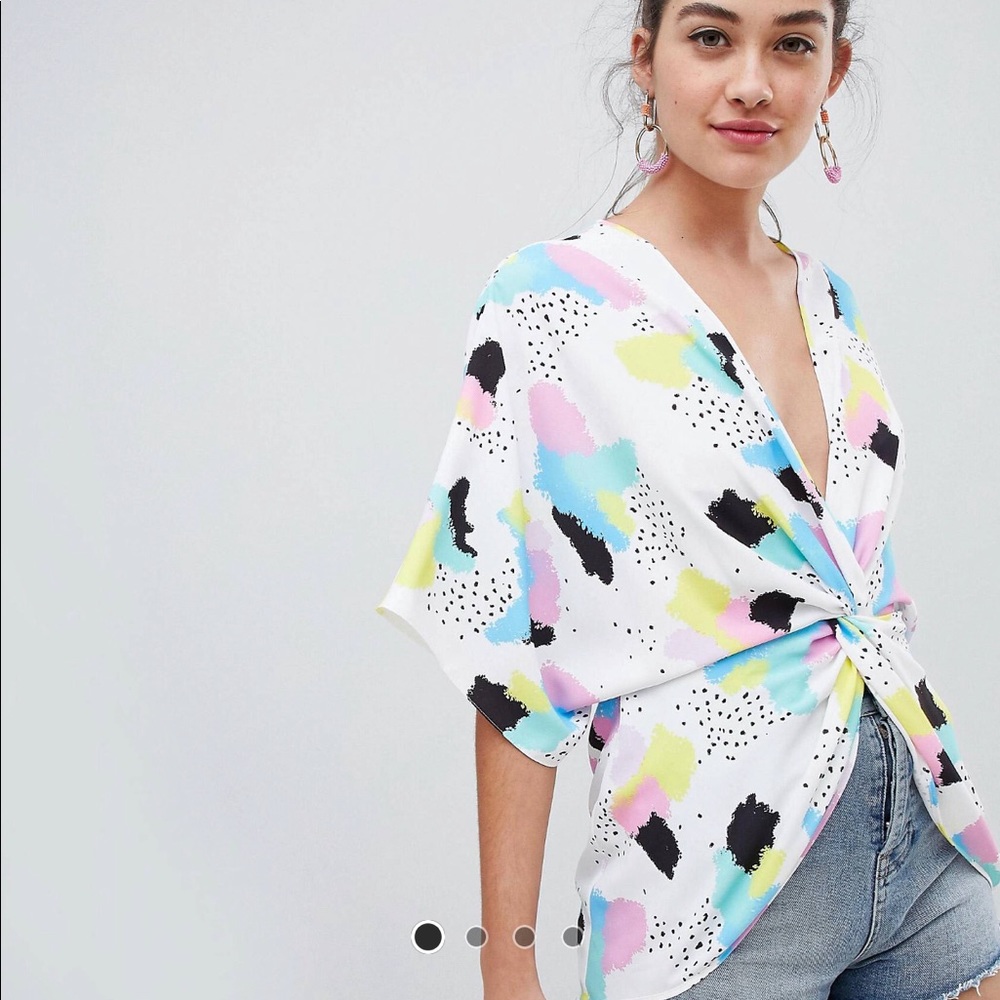 ASOS graphic print top